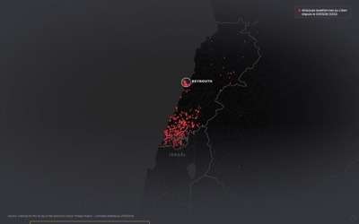 Aperçu — Le Sud-Liban rayé de la carte